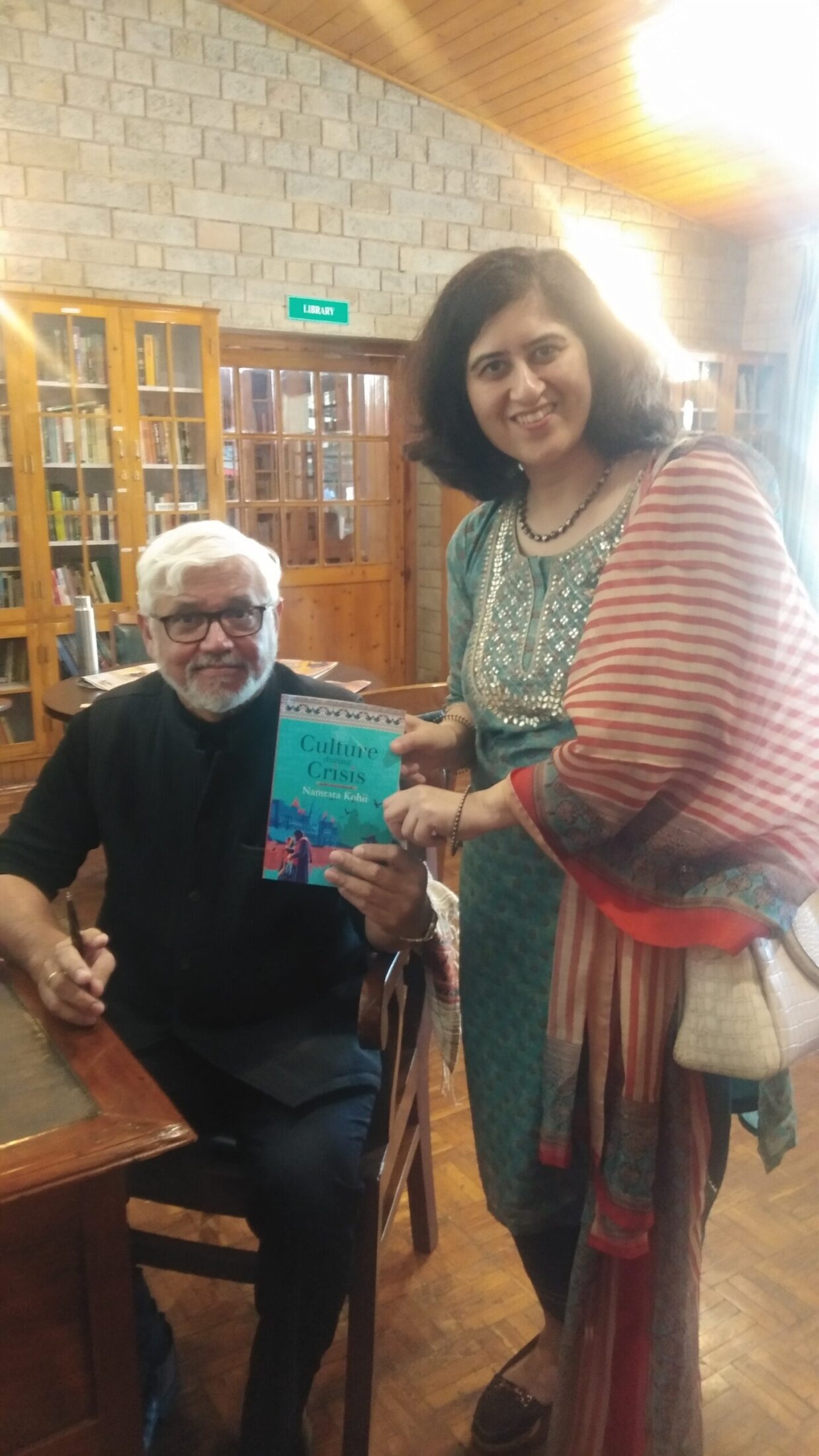 With acclaimed Indian writer Amitav Ghosh, who received the Jnanpith award in 2018, India’s highest literary honor